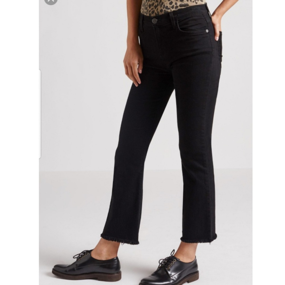 Current Elliott Black Kick Jean Raw Hem Sz 23 27 - Picture 4 of 8